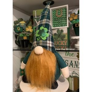 Large St Patricks Day Gnome Decor